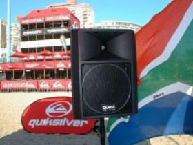 Quest QS350 Speaker at Quiksilver ISA World Surfing