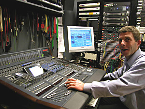 A digital mixer augments the systems flexibility