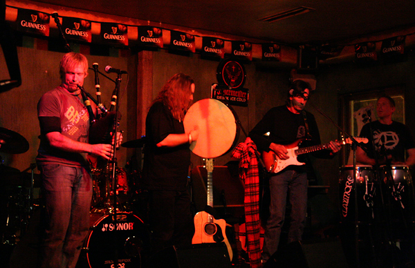 The many instruments played by members of Claymore.
