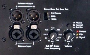 QM-600AS Back Panel